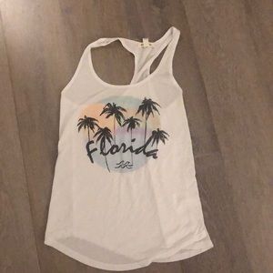 white tank top